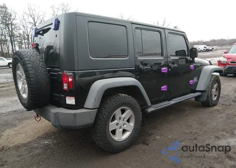 2010 Jeep Wrangler Unlimited Sport из США, поврежденный, VIN 1J4BA3H1XAL105109